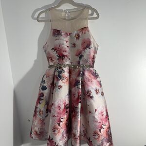 Rare Editions Floral Dress for Little Girls - Size 10